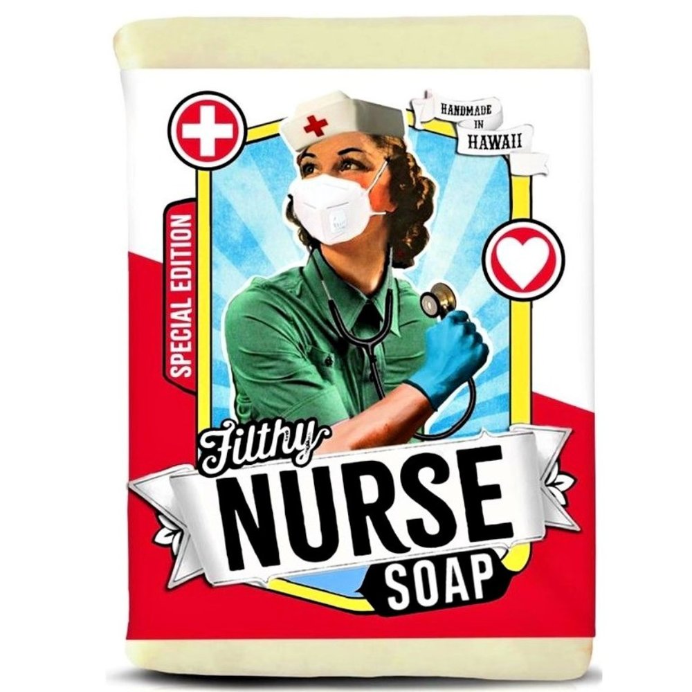100% Natural Organic Soap. Nurse Special Edition. Handmade in Hawaii. 2oz.